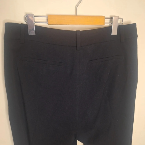 J. CREW Solid Black K2916 Slim Ankle Bi-Stretch  Trouser Pants Sz 10 - Picture 5 of 7